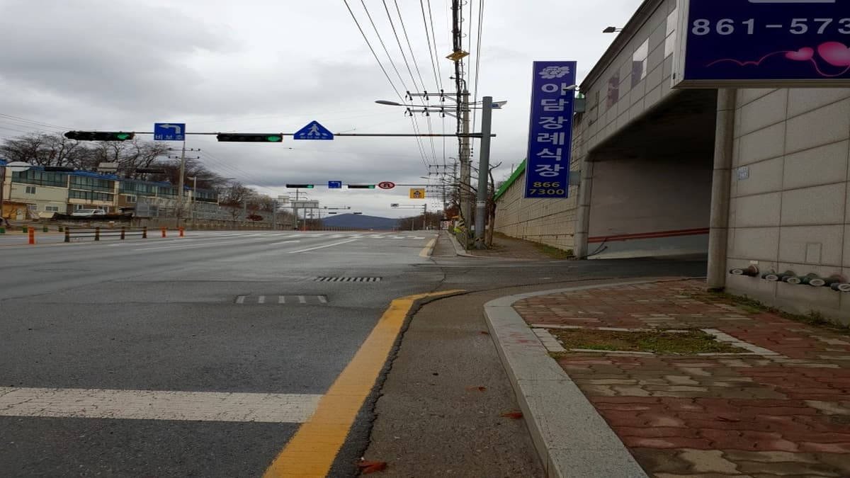 이담장례식장 위치 안내 이담장례식장 인근 거리 전경