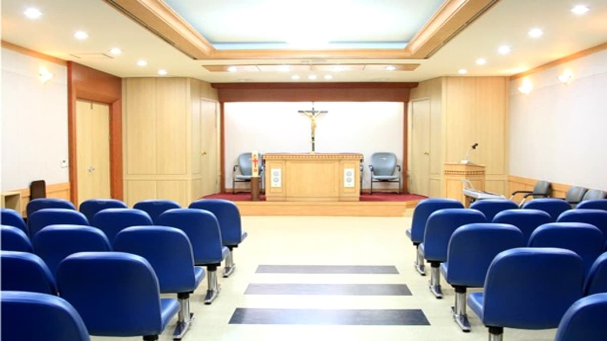 부천성모병원장례식장 추모실 전경 부천성모병원장례식장 예식실 내부