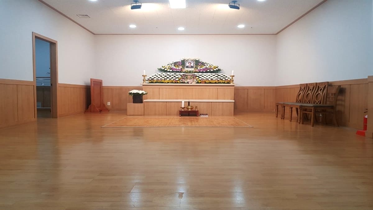 파주보람장례식장의 넓고 깨끗한 내부 공간 파주보람장례식장 내부