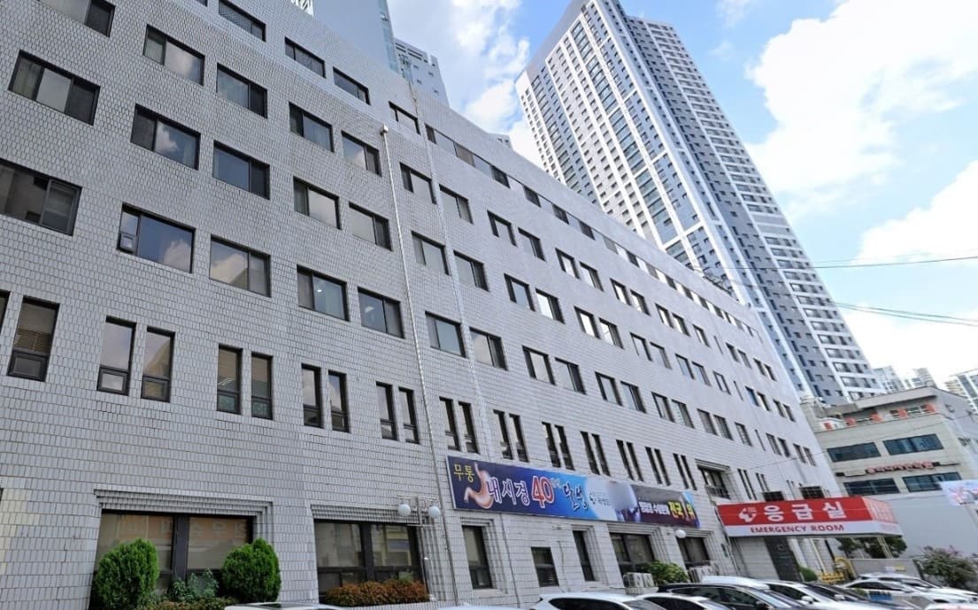 곽병원장례식장 현대적 외관 모습 곽병원장례식장 외관 전경.