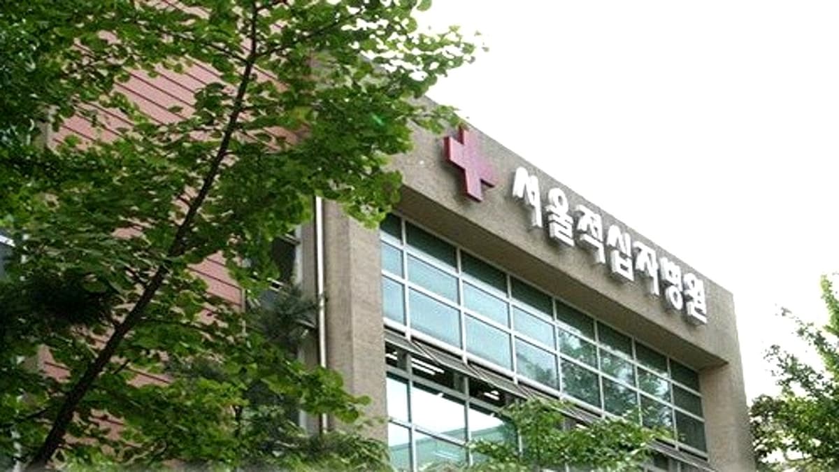 서울적십자병원 장례식장 외부 모습 서울적십자병원 외관 전경