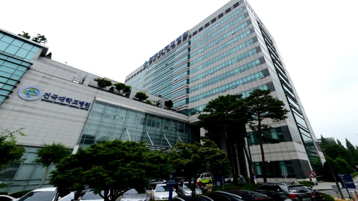 건국대학교병원장례식장 건물 외부 건국대학교병원 외관 전경