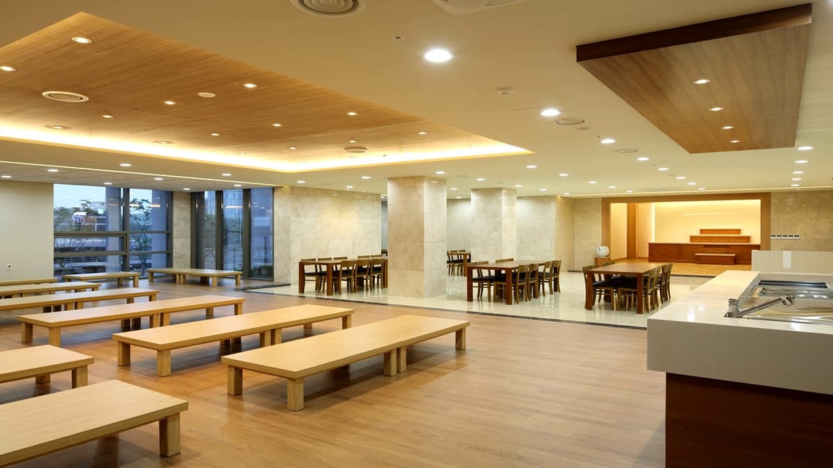 고인 추모 후 유가족 식사를 위한 공간 아주대학교병원장례식장 식사 공간