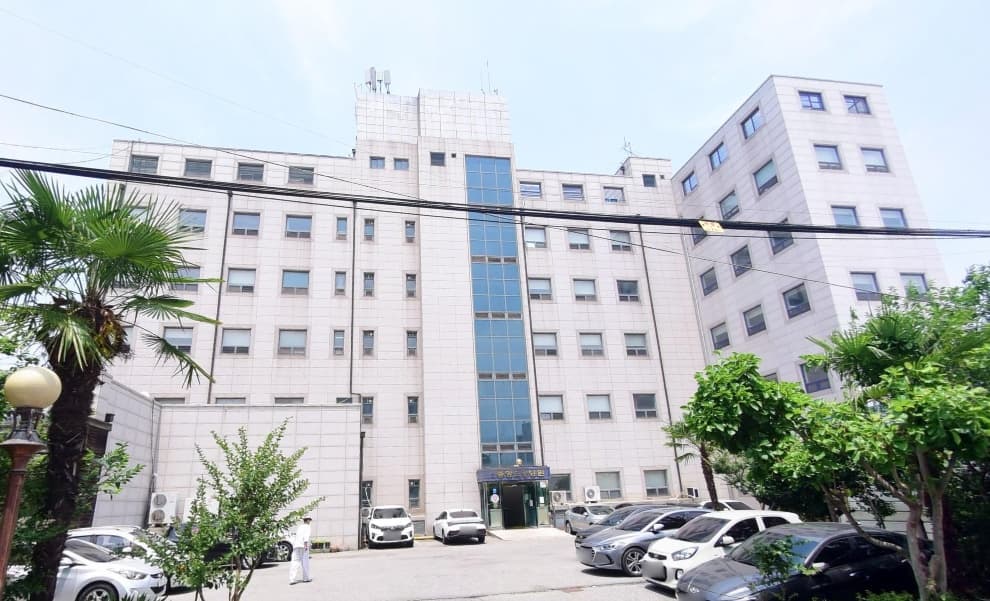 나주중앙요양병원장례식장 외관 전경 나주중앙요양병원장례식장 외관 모습.