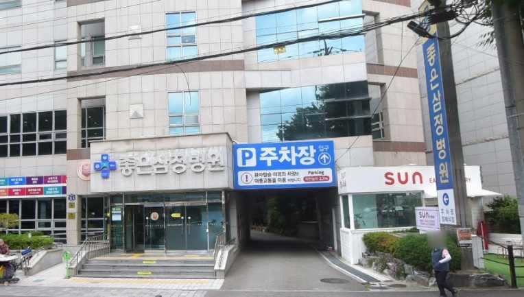 좋은삼정병원장례식장 주차장 모습