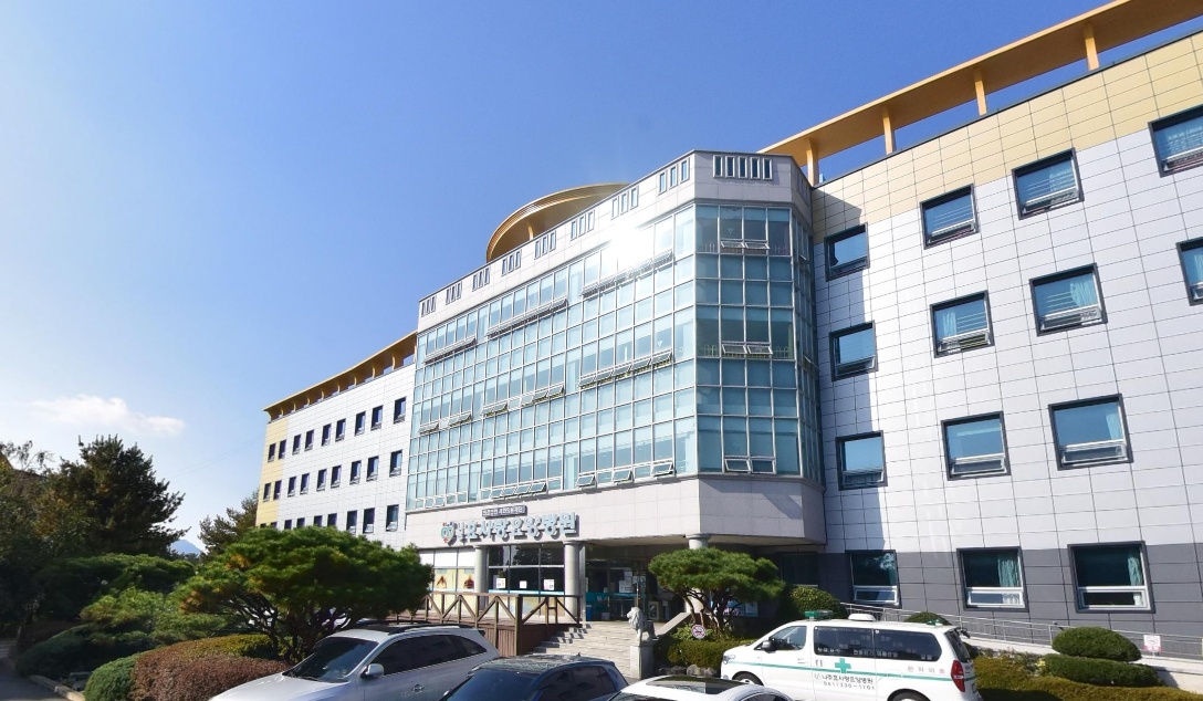 나주효사랑병원장례식장 외부 전경.