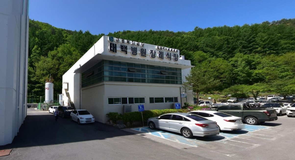 태백병원장례식장 외관 모습