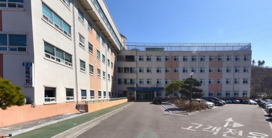 문산장례식장의 외부 모습.