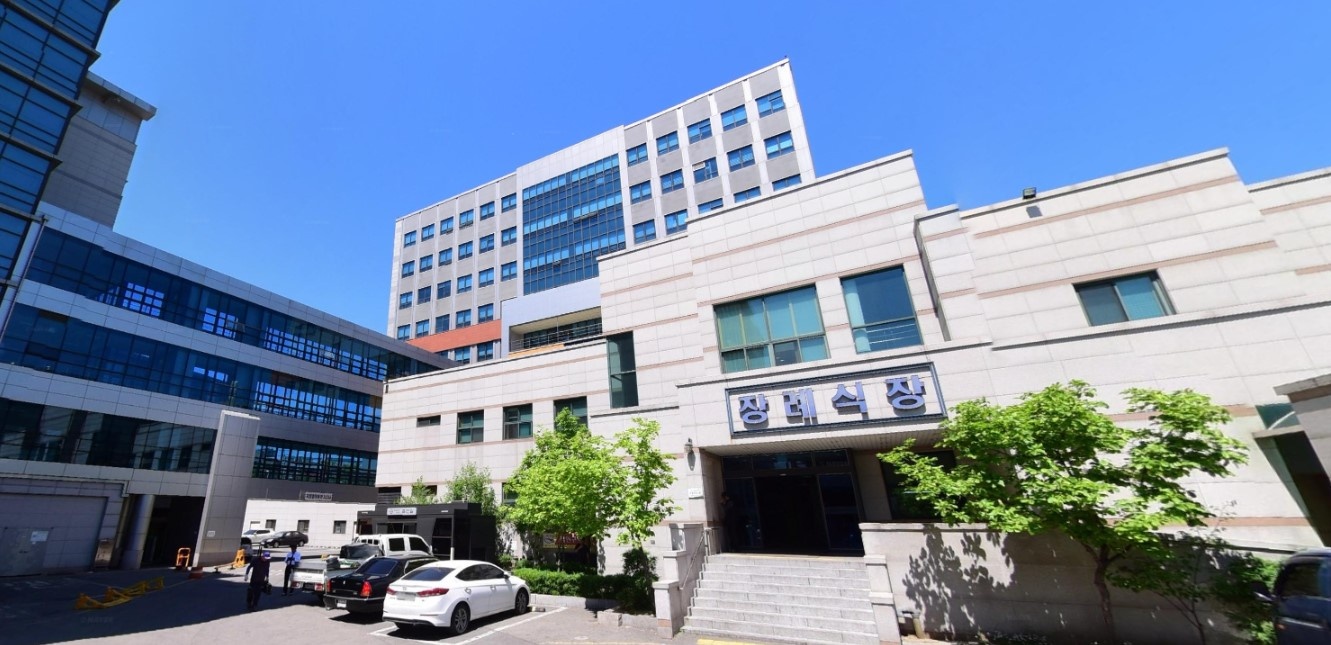 강원대학교병원장례식장 정면 모습