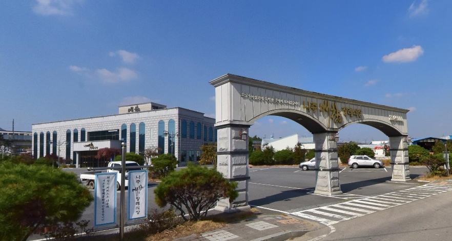 나주애향장례식장 입구 전경