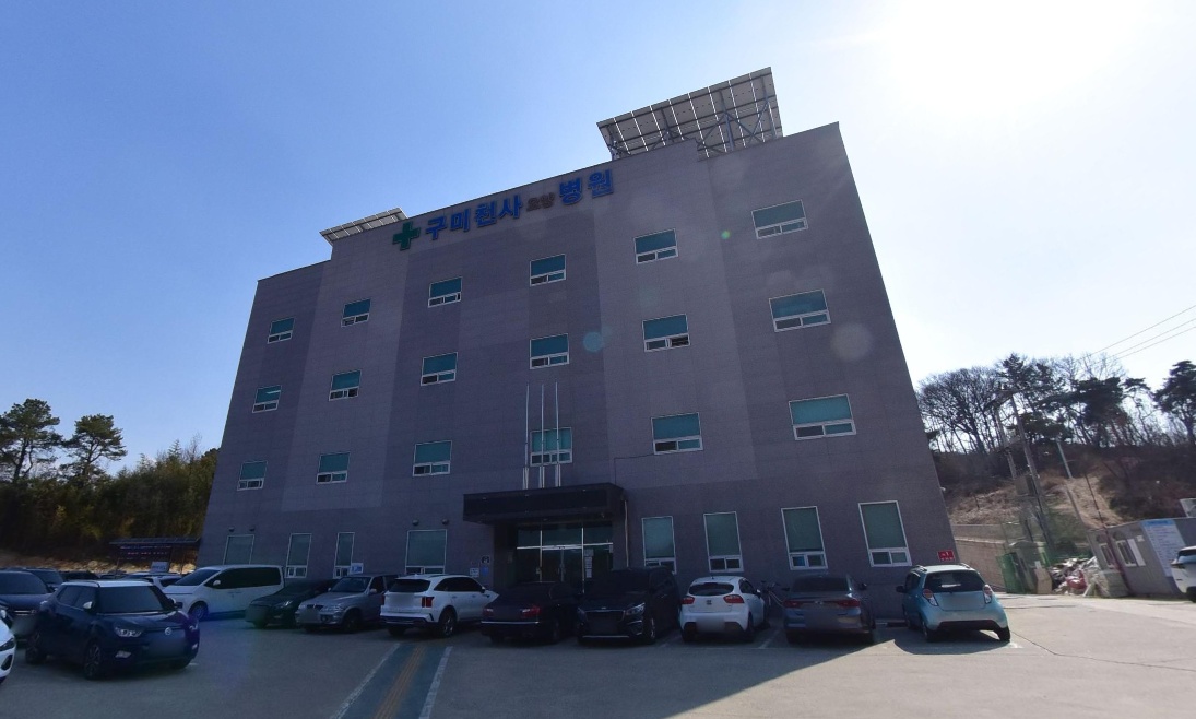 구미천사요양병원장례식장 외관.